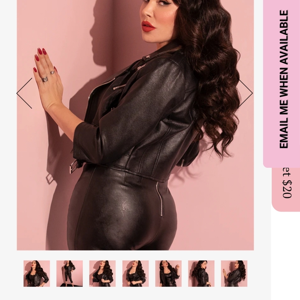 Women's Black Leather Jacket